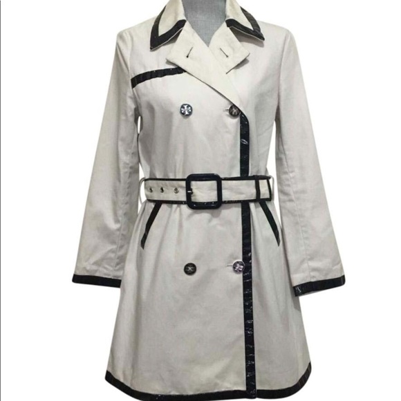 Tory Burch amazingly gorgeous canvas trench coat - Picture 3 of 7